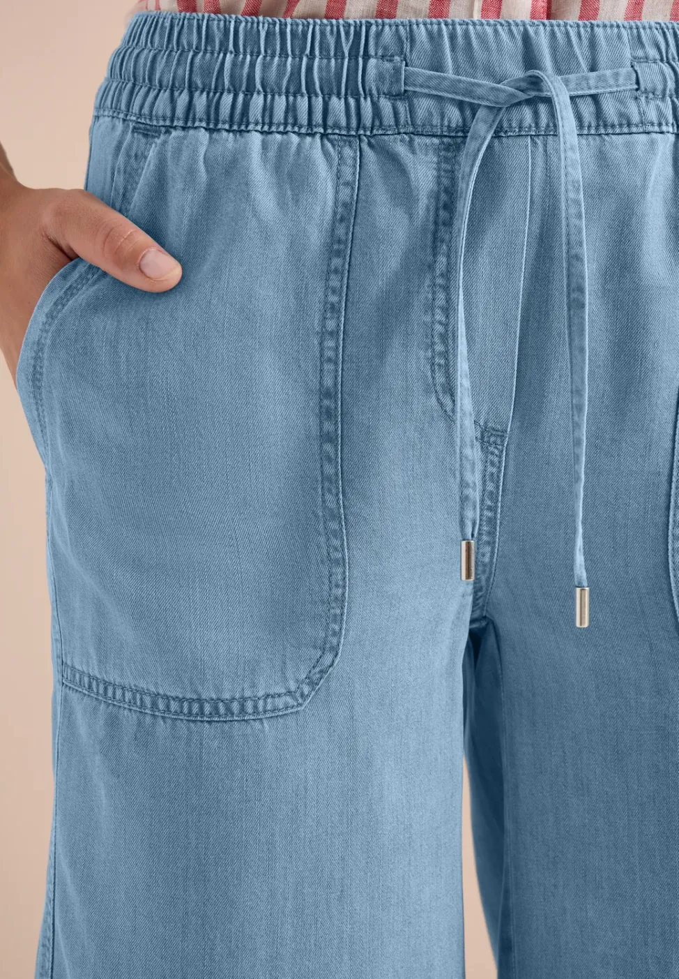Straight Legs shorts in een gewassen look