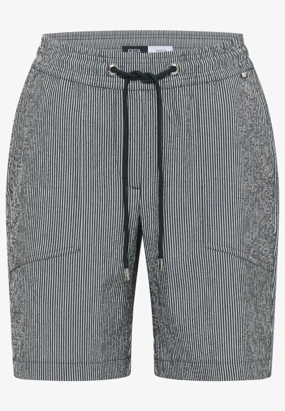 Straight Legs shorts in seersucker kwaliteit