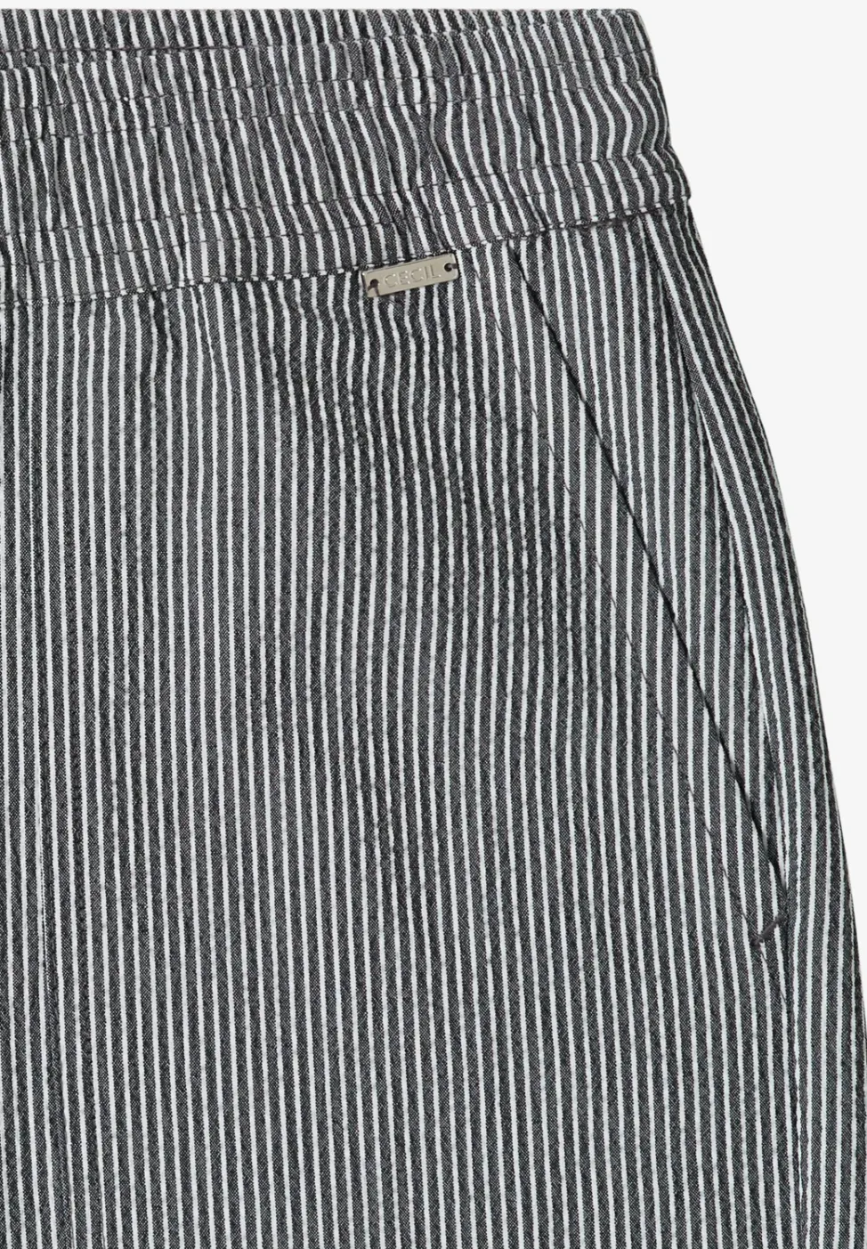 Straight Legs shorts in seersucker kwaliteit