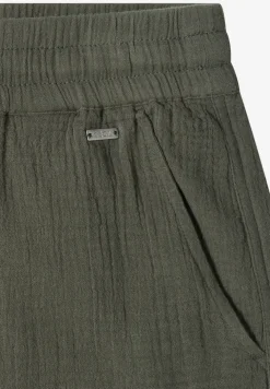 Straight Legs shorts van mousseline