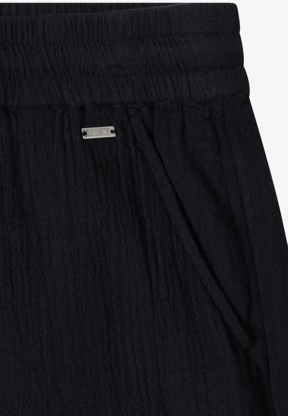 Straight Legs shorts van mousseline
