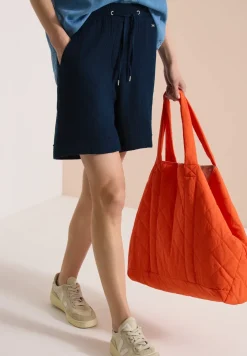 Straight Legs shorts van mousseline