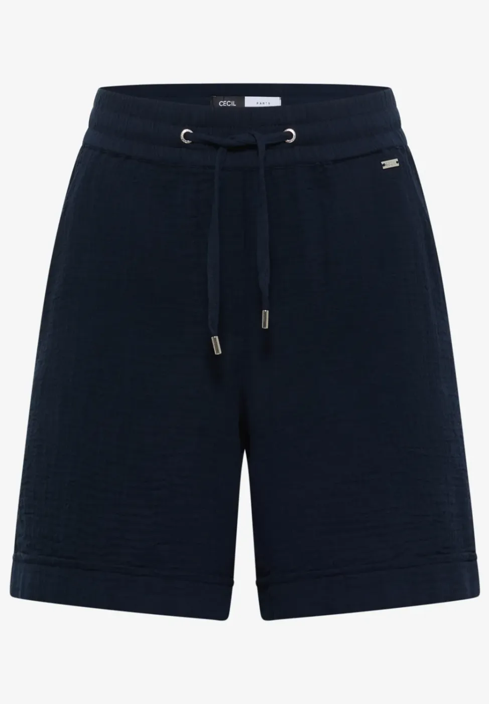 Straight Legs shorts van mousseline