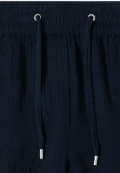 Straight Legs shorts van mousseline