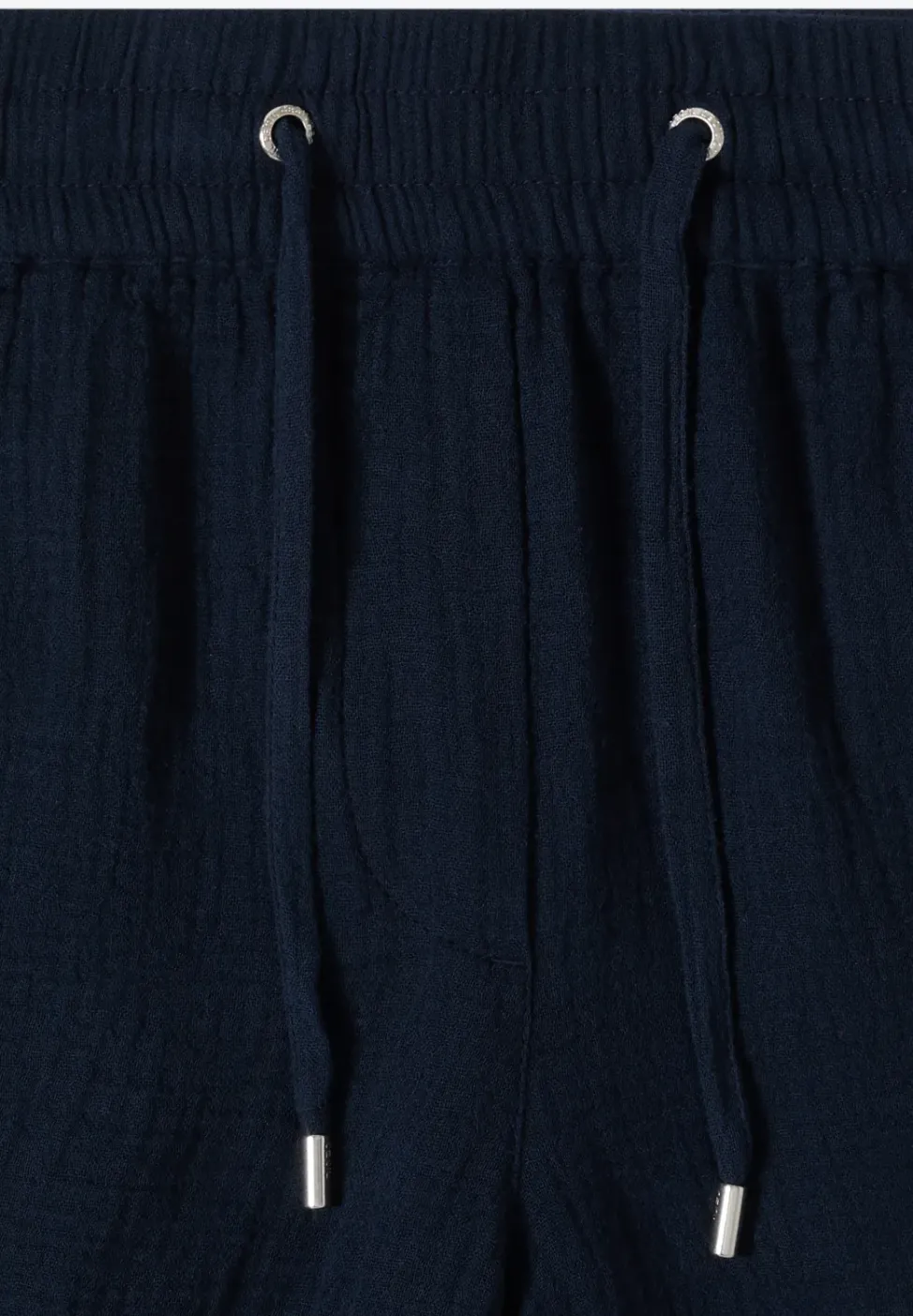 Straight Legs shorts van mousseline