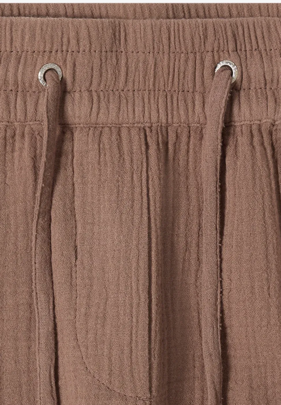 Straight Legs shorts van mousseline