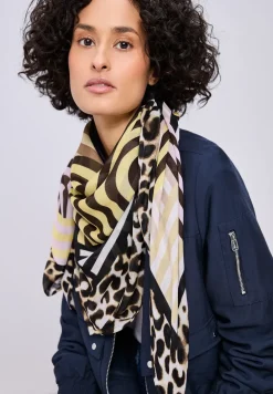 Streepjesdoek met leeuwendetails