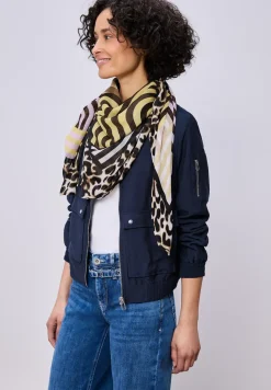 Streepjesdoek met leeuwendetails