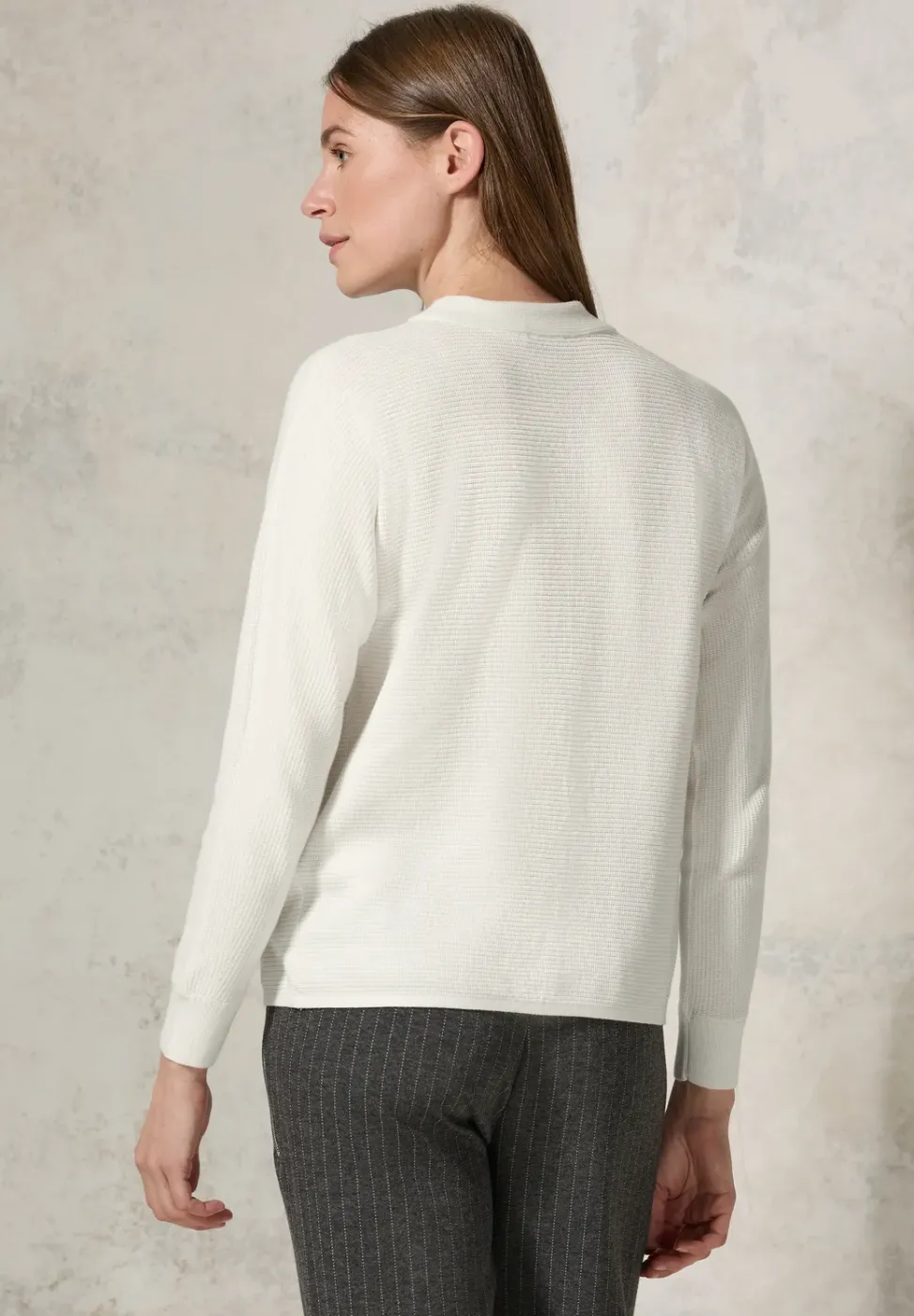 Structuurmix Dolman-trui