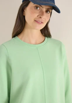 Sweater met 3/4 mouwen en trekkoord