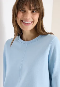 Sweater met 3/4 mouwen en trekkoord