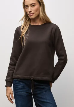 Sweater met geribd detail