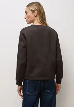Sweater met geribd detail