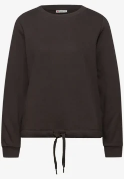 Sweater met geribd detail