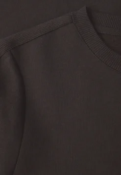 Sweater met geribd detail
