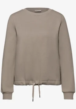 Sweater met geribd detail