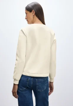 Sweater met geribd detail