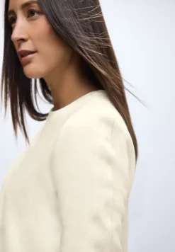 Sweater met geribd detail