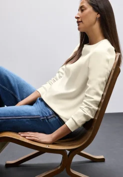 Sweater met geribd detail