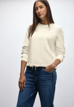 Sweater met geribd detail