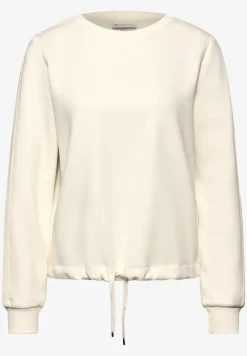 Sweater met geribd detail