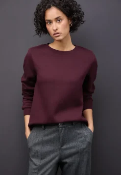 Sweater met geribd detail