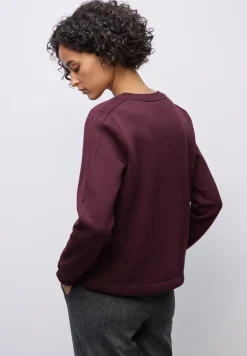 Sweater met geribd detail
