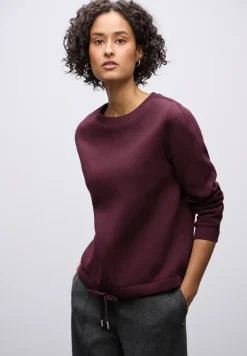 Sweater met geribd detail