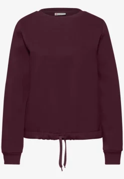 Sweater met geribd detail