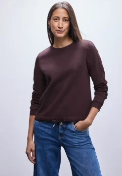 Sweater met geribd detail
