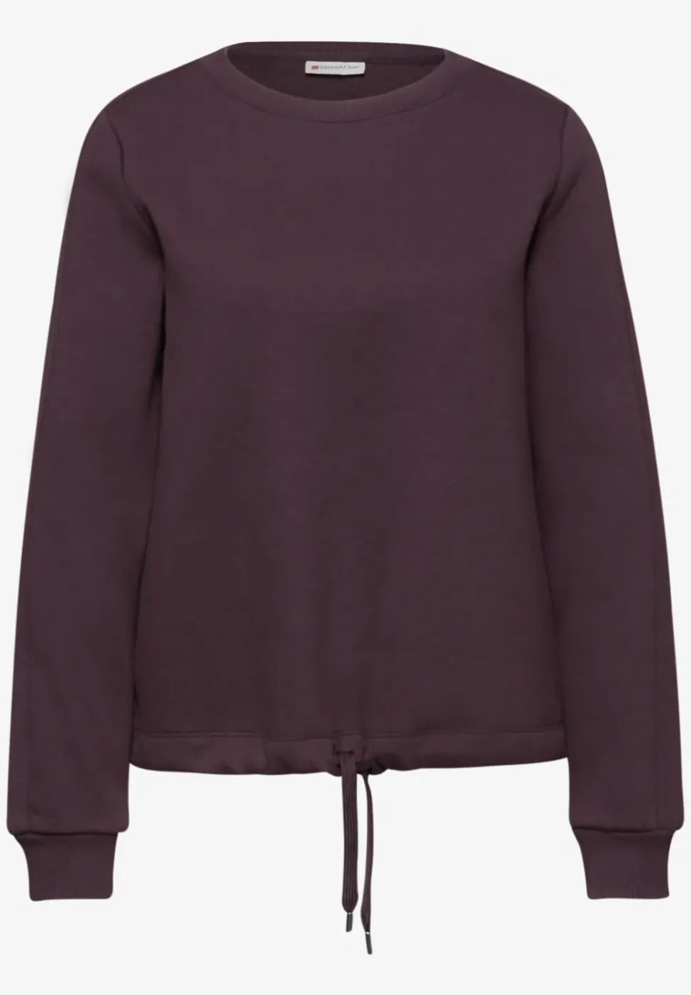 Sweater met geribd detail
