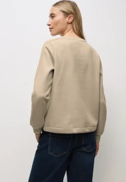Sweater met geribd detail