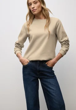 Sweater met geribd detail
