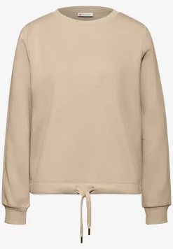 Sweater met geribd detail