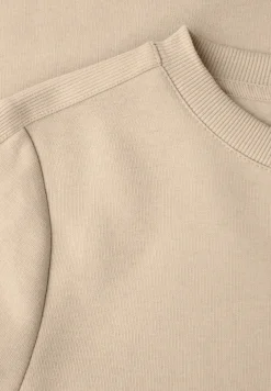 Sweater met geribd detail