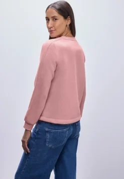 Sweater met geribd detail