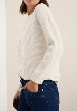 Sweater met gestructureerd patroon