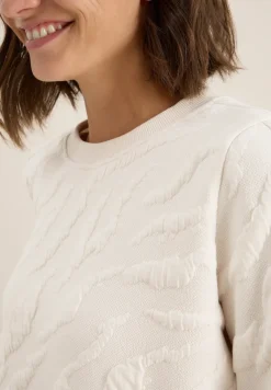 Sweater met gestructureerd patroon