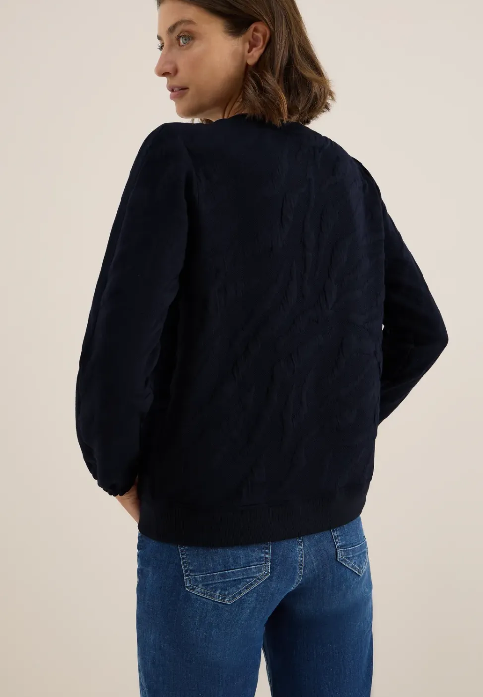 Sweater met gestructureerd patroon