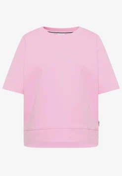 Sweater met korte mouwen en ronde hals