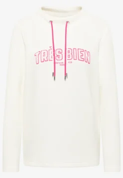 Sweater met lange mouwen en Wording Artwork