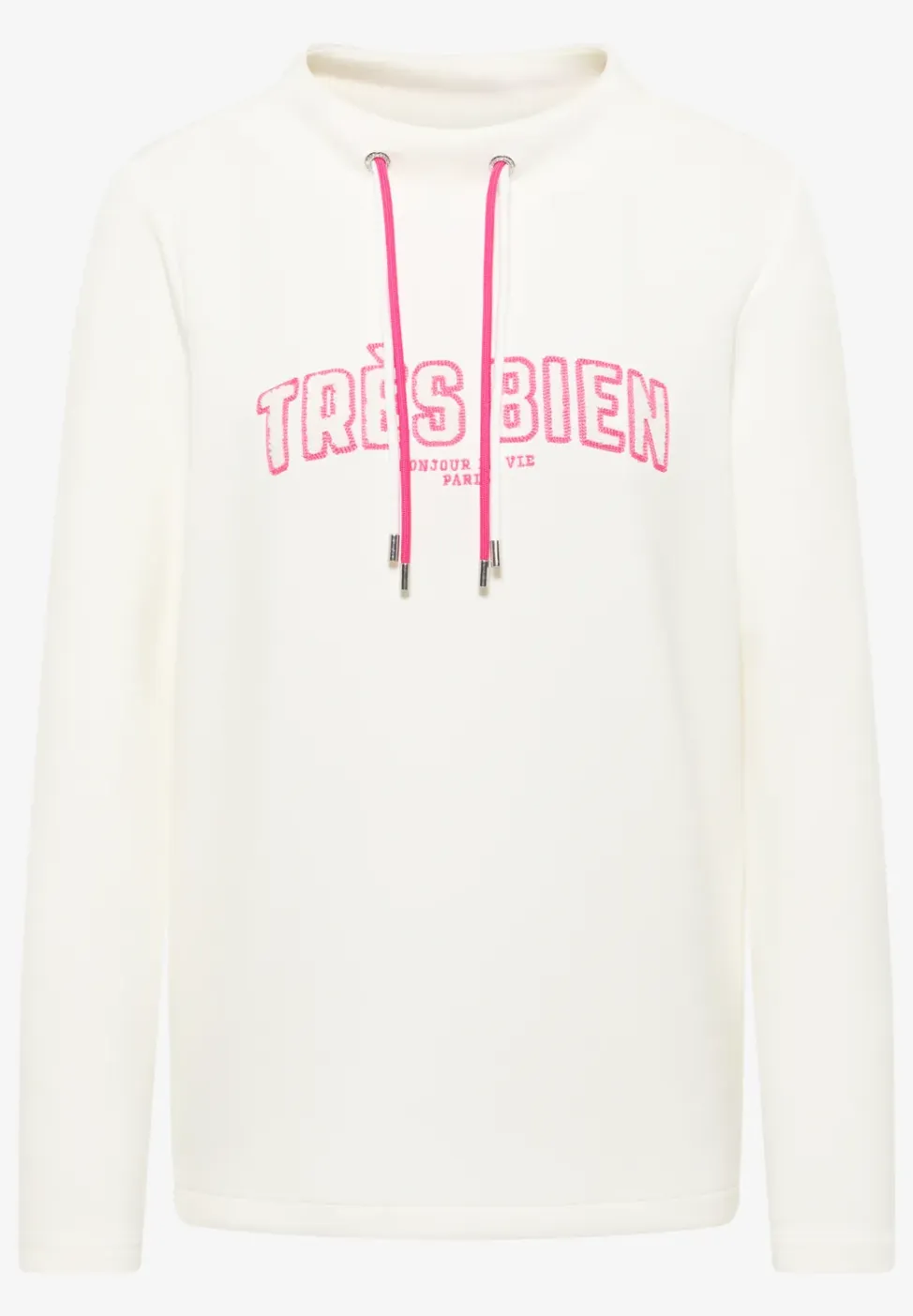 Sweater met lange mouwen en Wording Artwork