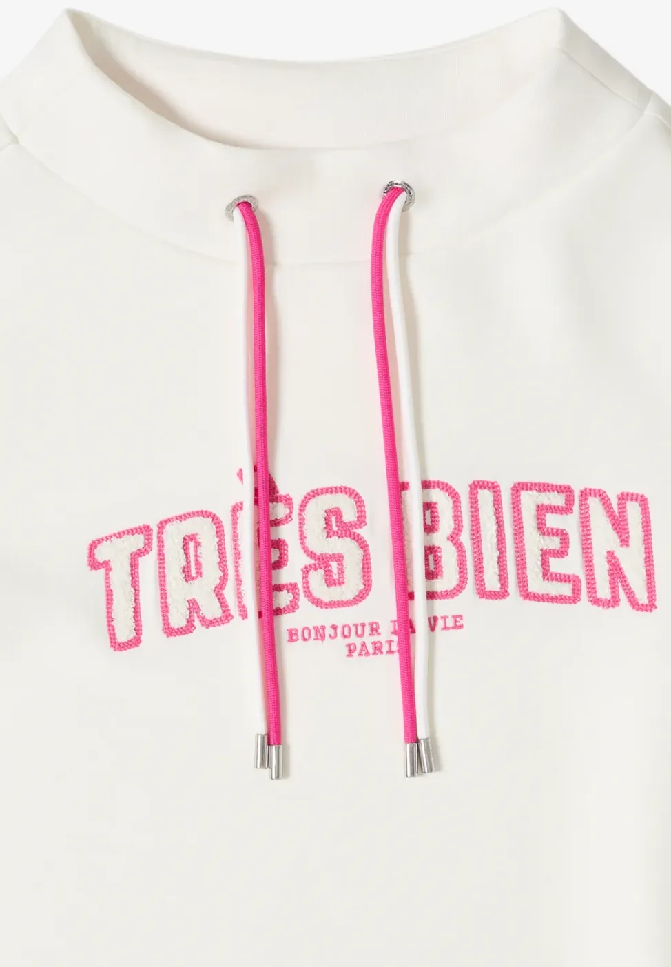 Sweater met lange mouwen en Wording Artwork