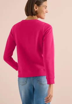 Sweater met lange mouwen en borduursel