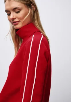 Sweater met opstaande kraag