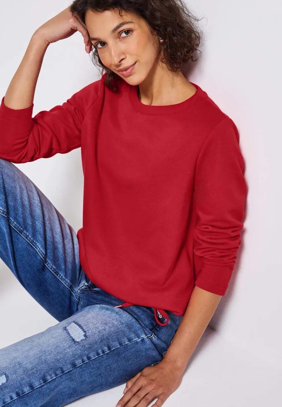 Sweater met ronde hals