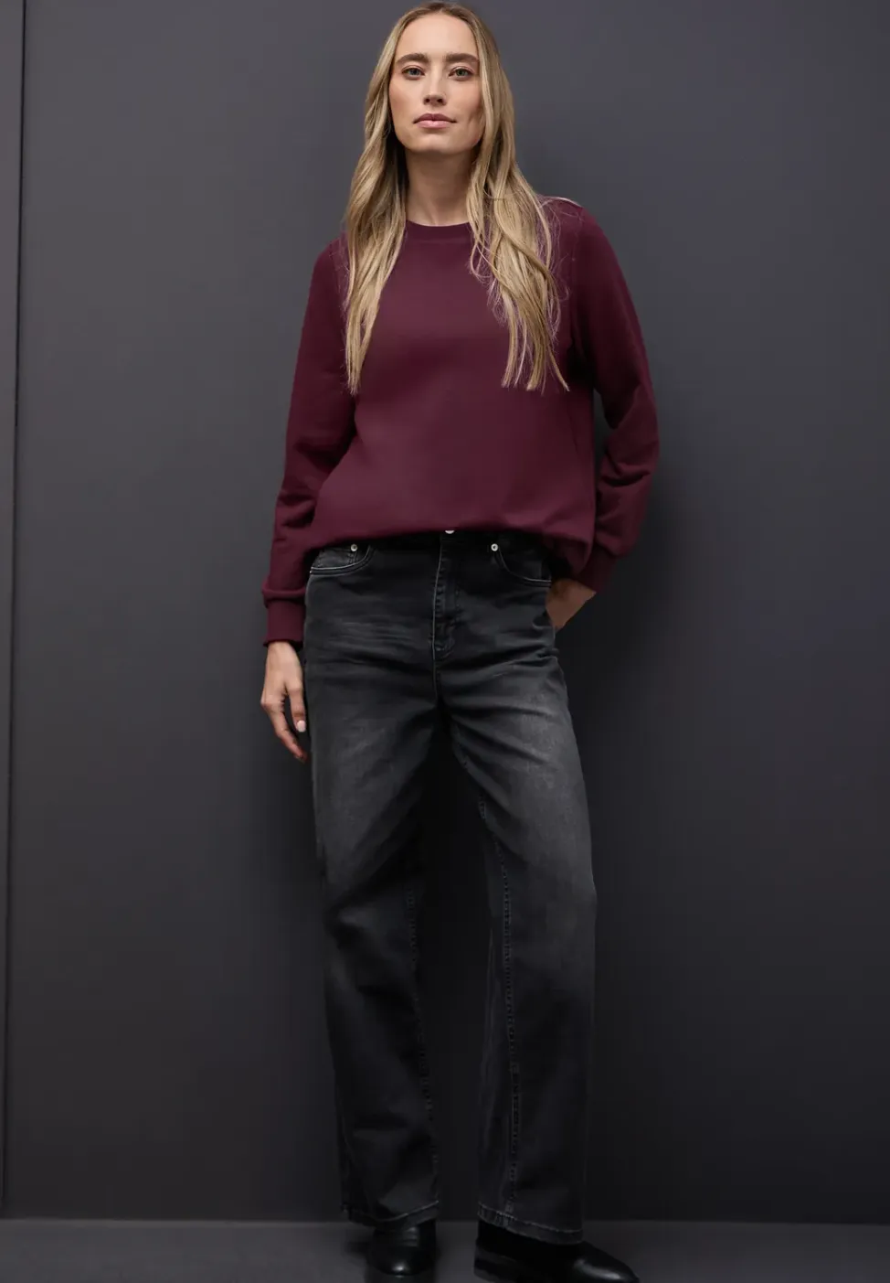 Sweater met ronde hals