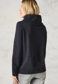 Sweater met sjaalkraag