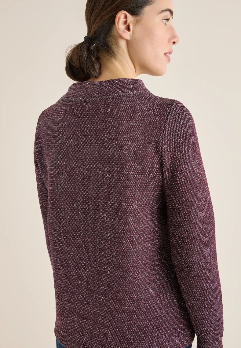 Sweater met structuur