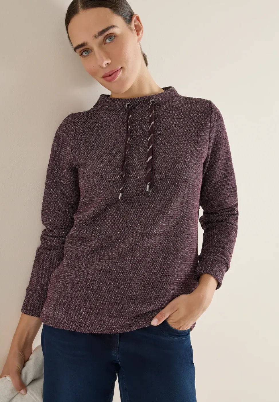 Sweater met structuur